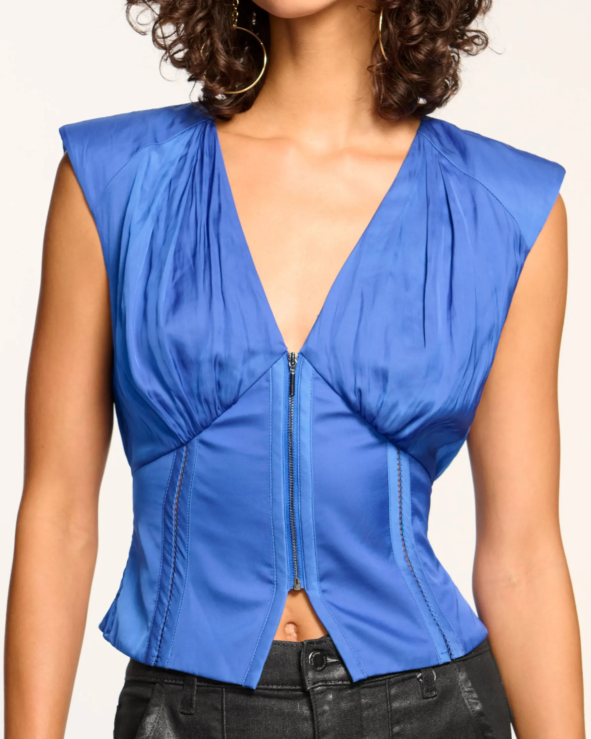 New Adeline V-Neck Corset Top Tops