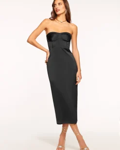 Sale Alianna Strapless Midi Dress Dresses