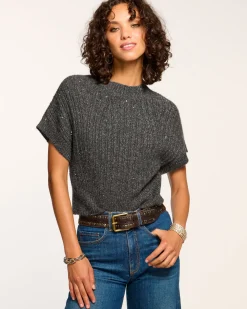Online Amadeus Short Sleeve Wool Sweater Tops | Sweaters