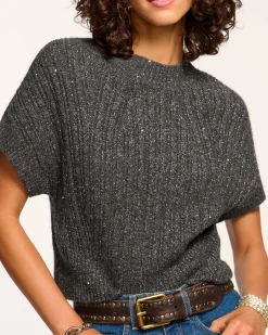 Online Amadeus Short Sleeve Wool Sweater Tops | Sweaters