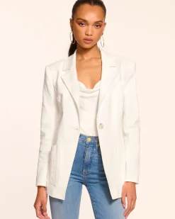 Hot Andrenetta Cotton Blazer Jackets
