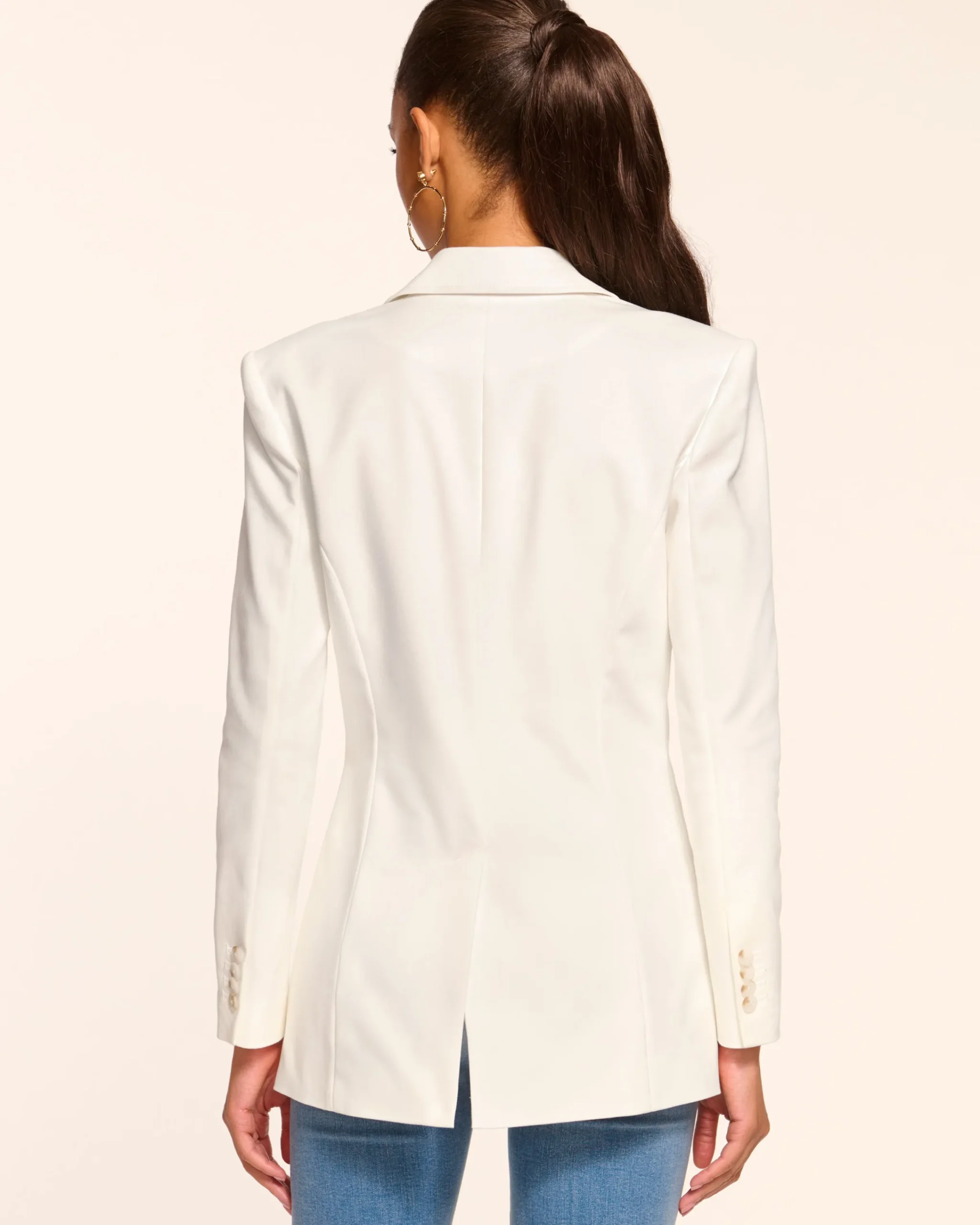 Hot Andrenetta Cotton Blazer Jackets