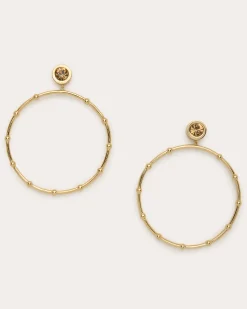 Discount Angely Drop Hoop Earrings Jewelry