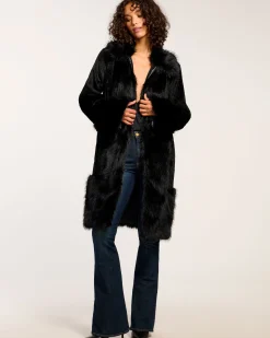 Clearance Archie Faux Fur Coat Jackets