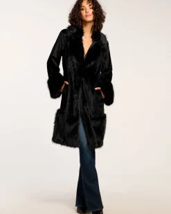 Clearance Archie Faux Fur Coat Jackets