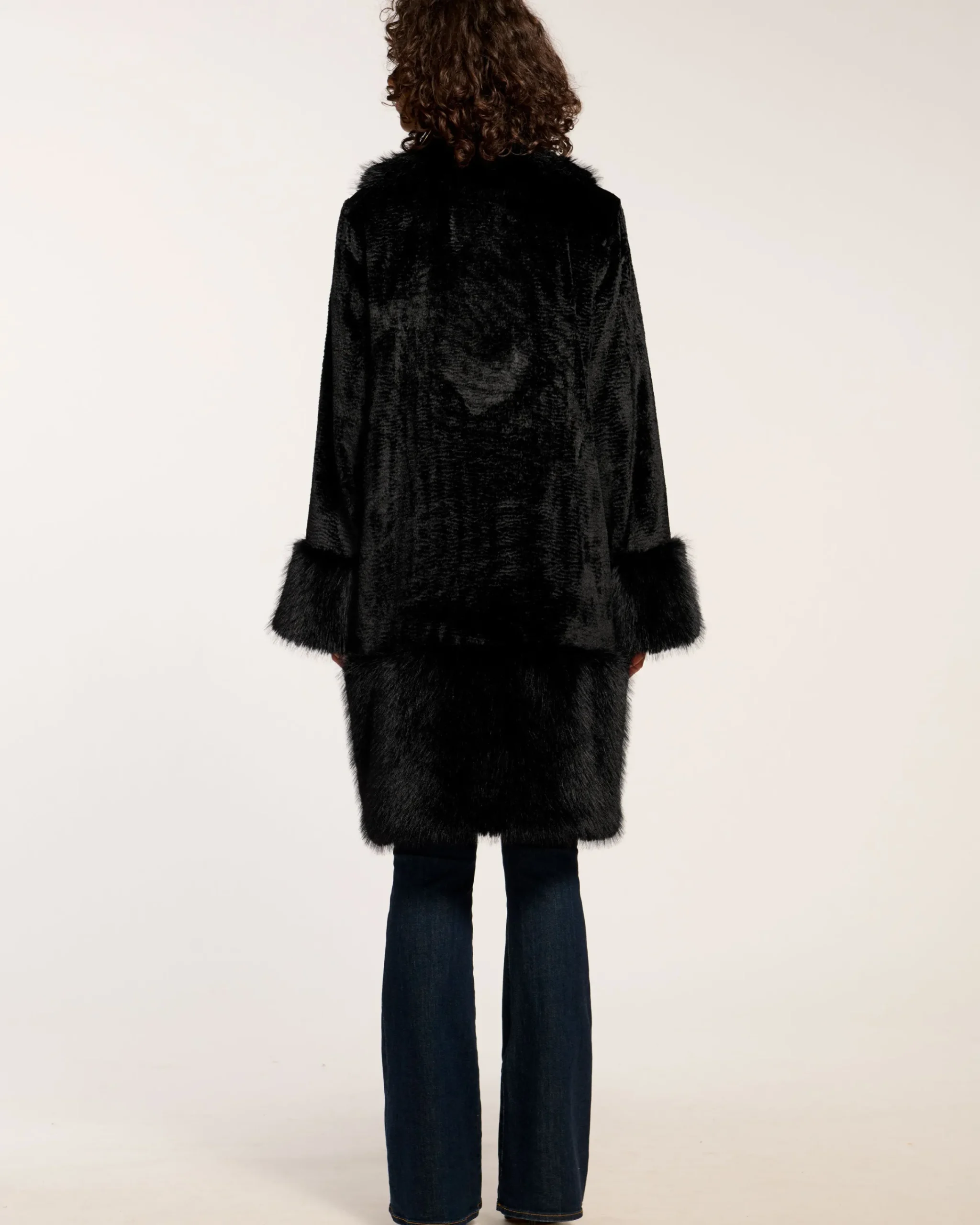 Clearance Archie Faux Fur Coat Jackets