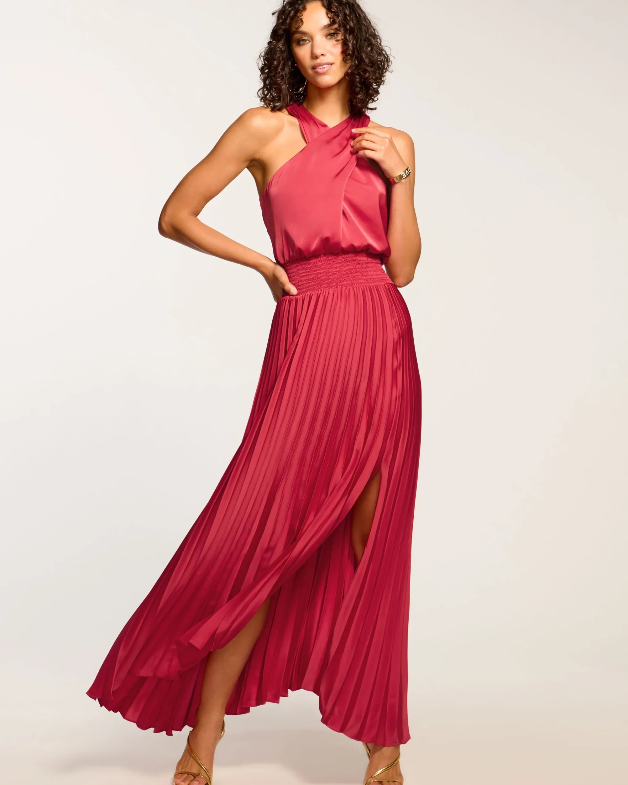 Outlet Arina Halter Maxi Dress Dresses