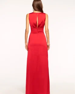 Best August Plunging Embellished Gown Dresses
