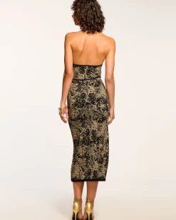 Sale Candace Knit Halter Midi Dress Dresses | Sweaters