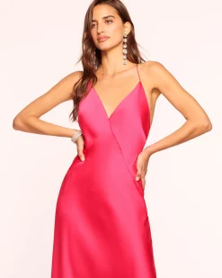 New Caspe V-Neck Gown Dresses