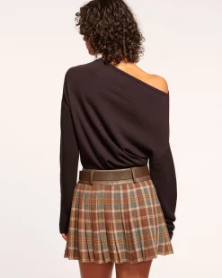 Hot Chance Wool Off-The-Shoulder Sweater Tops | Sweaters