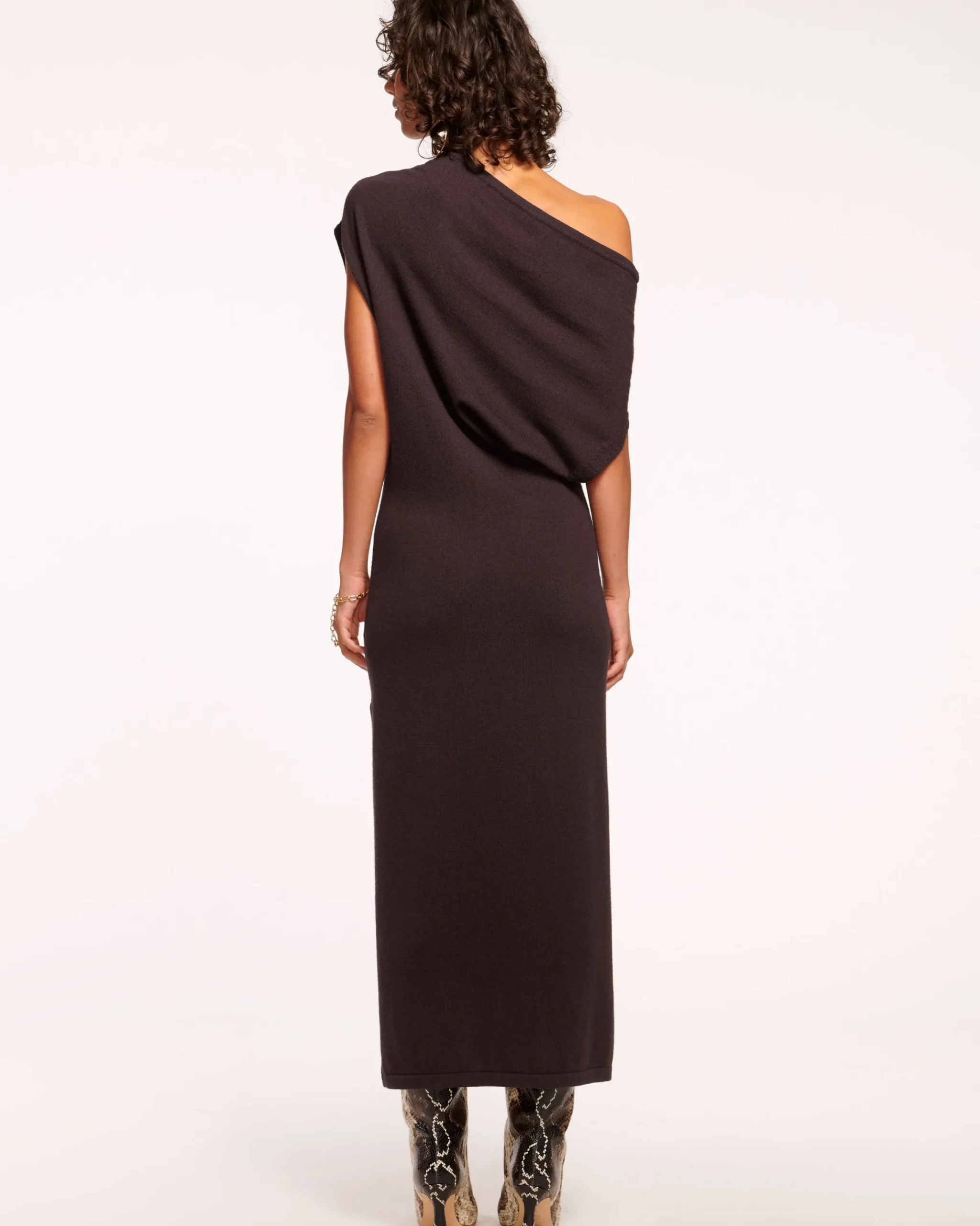 Outlet Chet Wool Off-The-Shoulder Sweater Dress Dresses | Sweaters