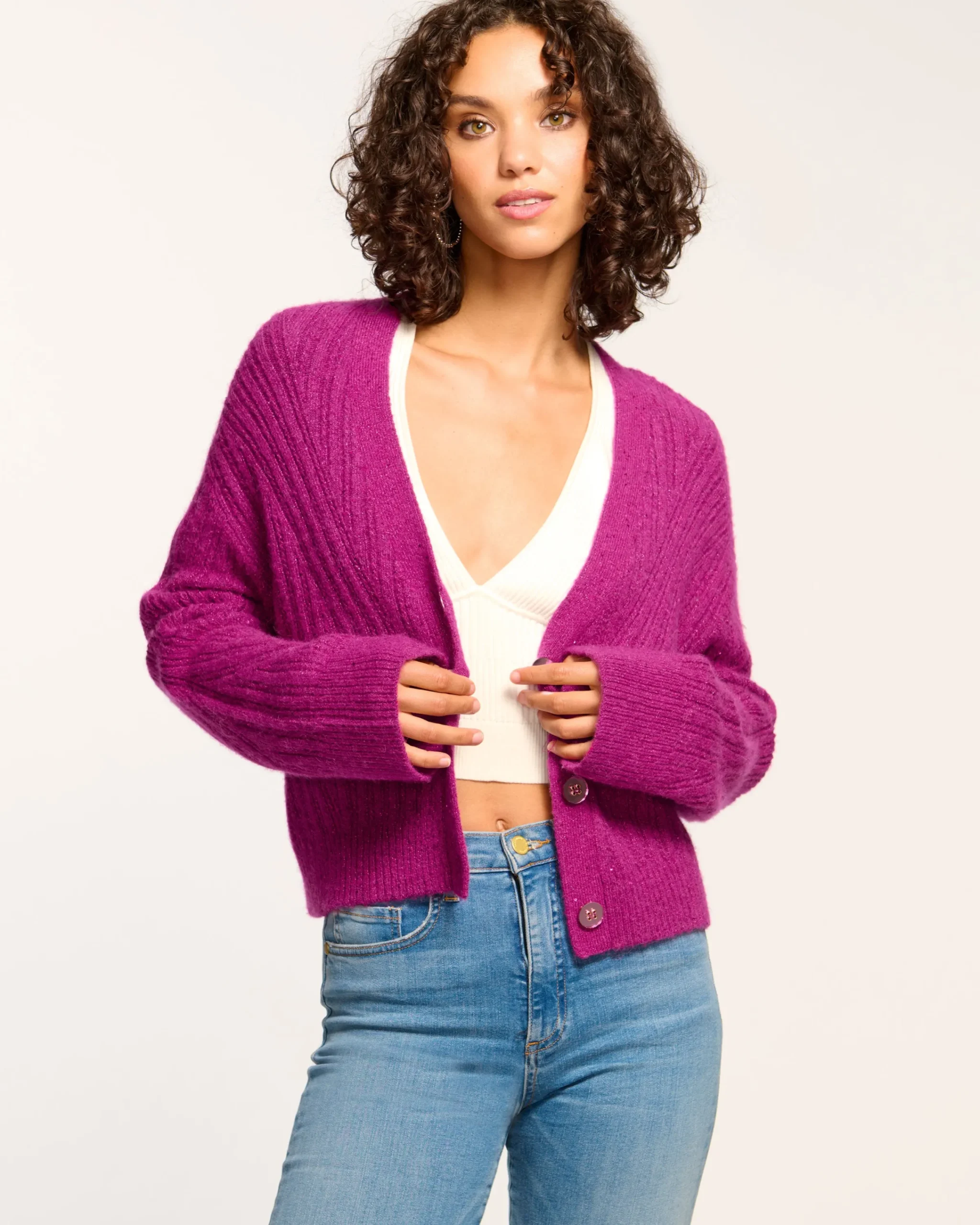 New Cornelius Wool Cardigan Sweater Tops | Sweaters