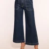 Sale Cropped Theodora Wide Leg Jean Denim | Bottoms