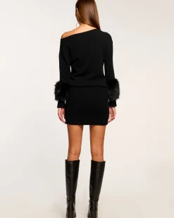 Clearance Cyrus Off-The-Shoulder Sweater Dress Dresses | Sweaters