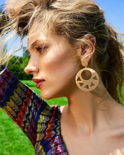 Best Dayana Cutout Disc Earrings Jewelry