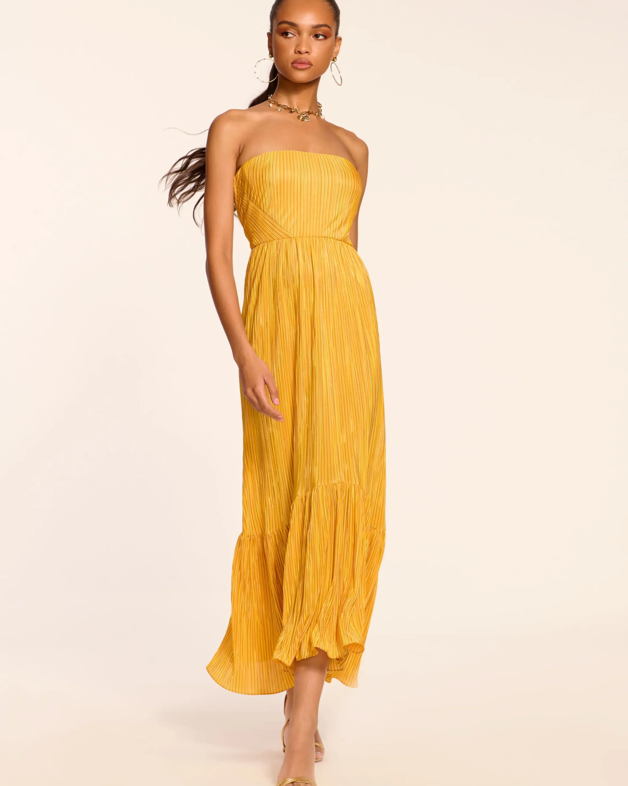 Outlet Devyani Strapless Maxi Dress Dresses