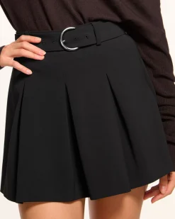 New Donia Pleated Belted Skort Bottoms