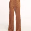 Outlet Edwina Faux Suede Trouser Bottoms