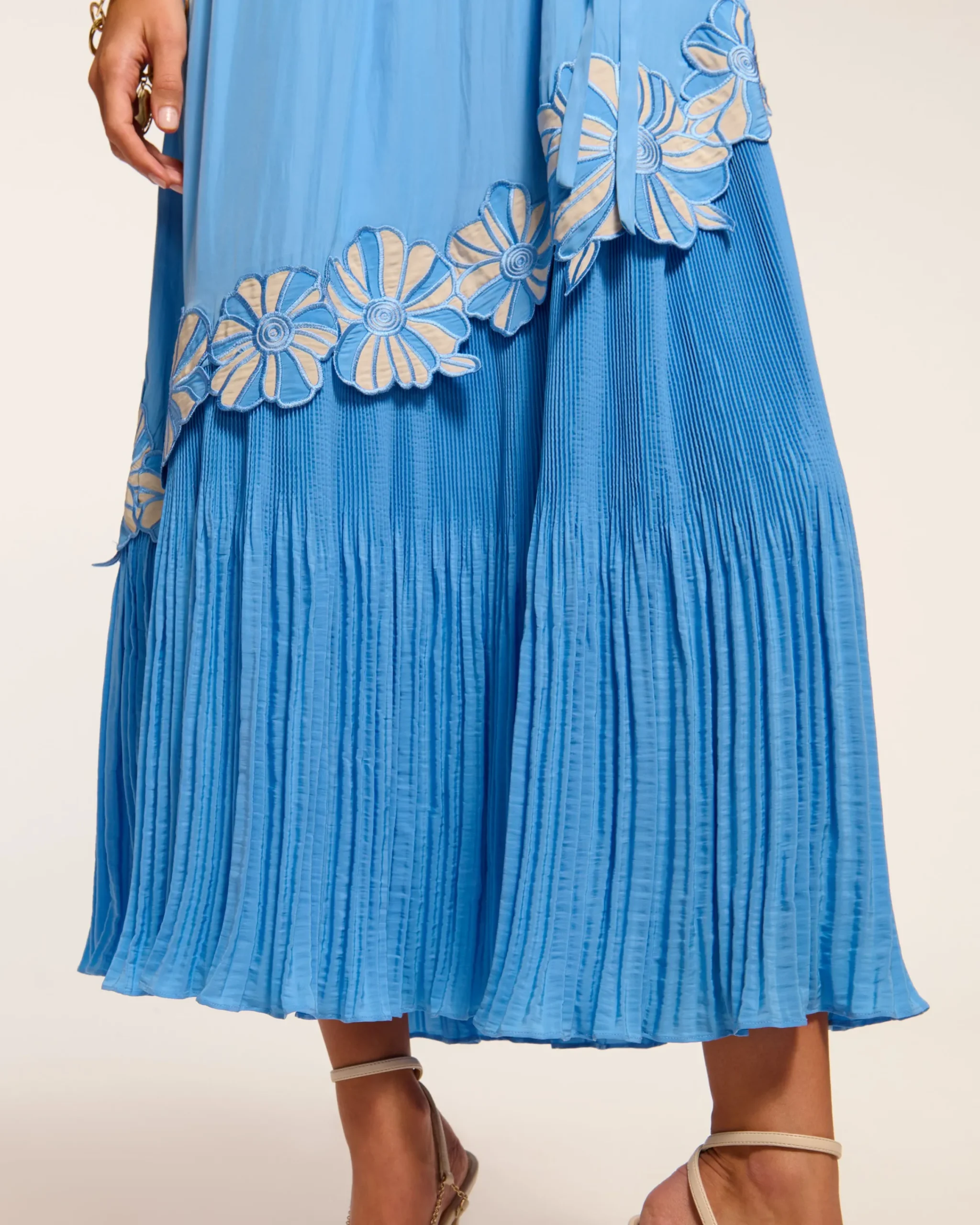 Sale Eleah Embellished High Neck Maxi Dress Dresses