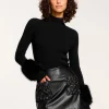 Fashion Emilian Embellished Faux Leather Mini Skirt Bottoms