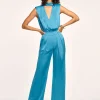 Online Fate Sleeveless V-Neck Jumpsuit Jumpsuits