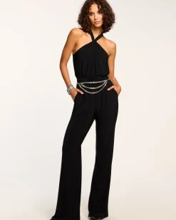 Hot Femi Jersey Halter Neck Jumpsuit Dresses | Jumpsuits