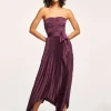 Online Fernanda Strapless Midi Dress Dresses