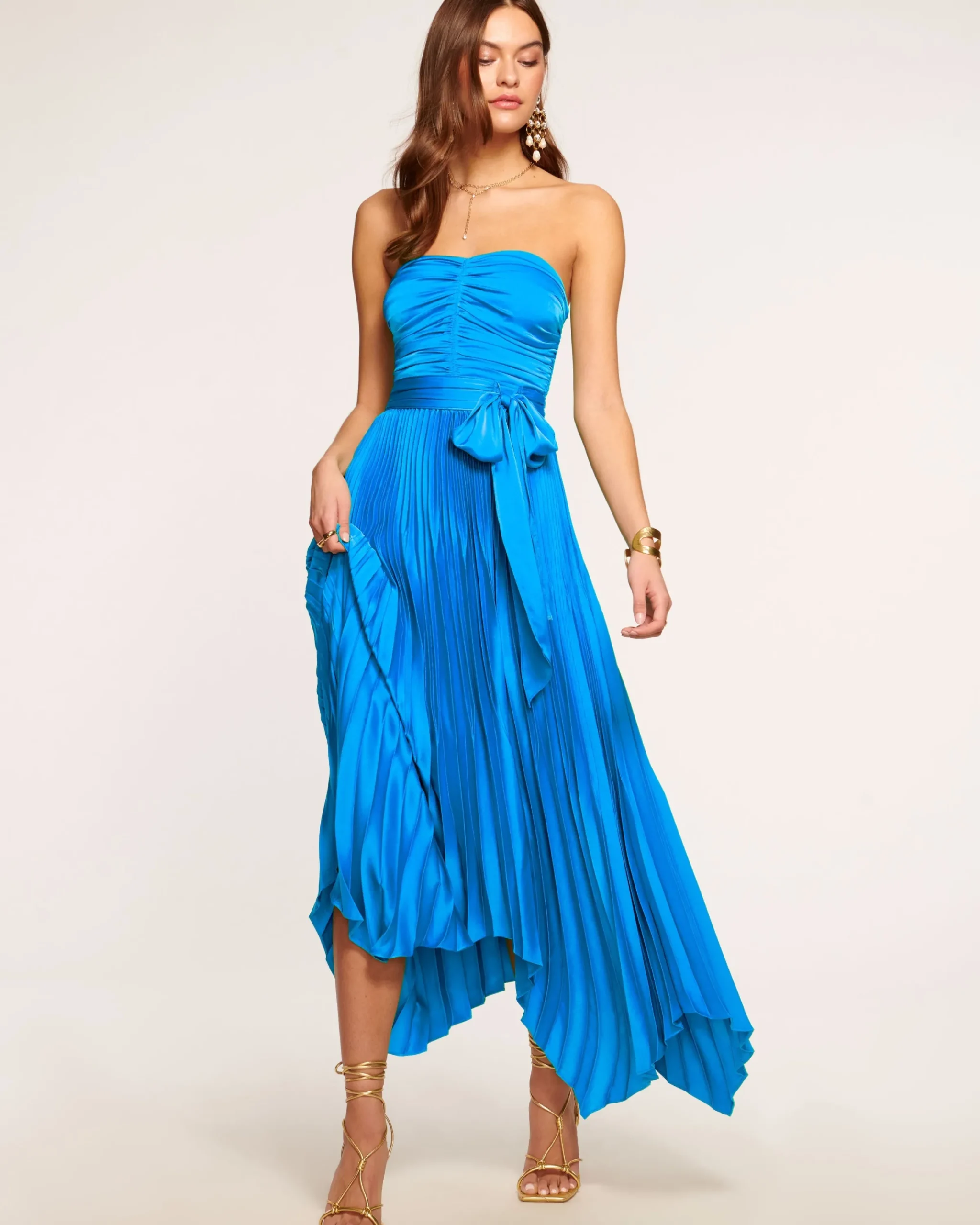 Online Fernanda Strapless Midi Dress Dresses