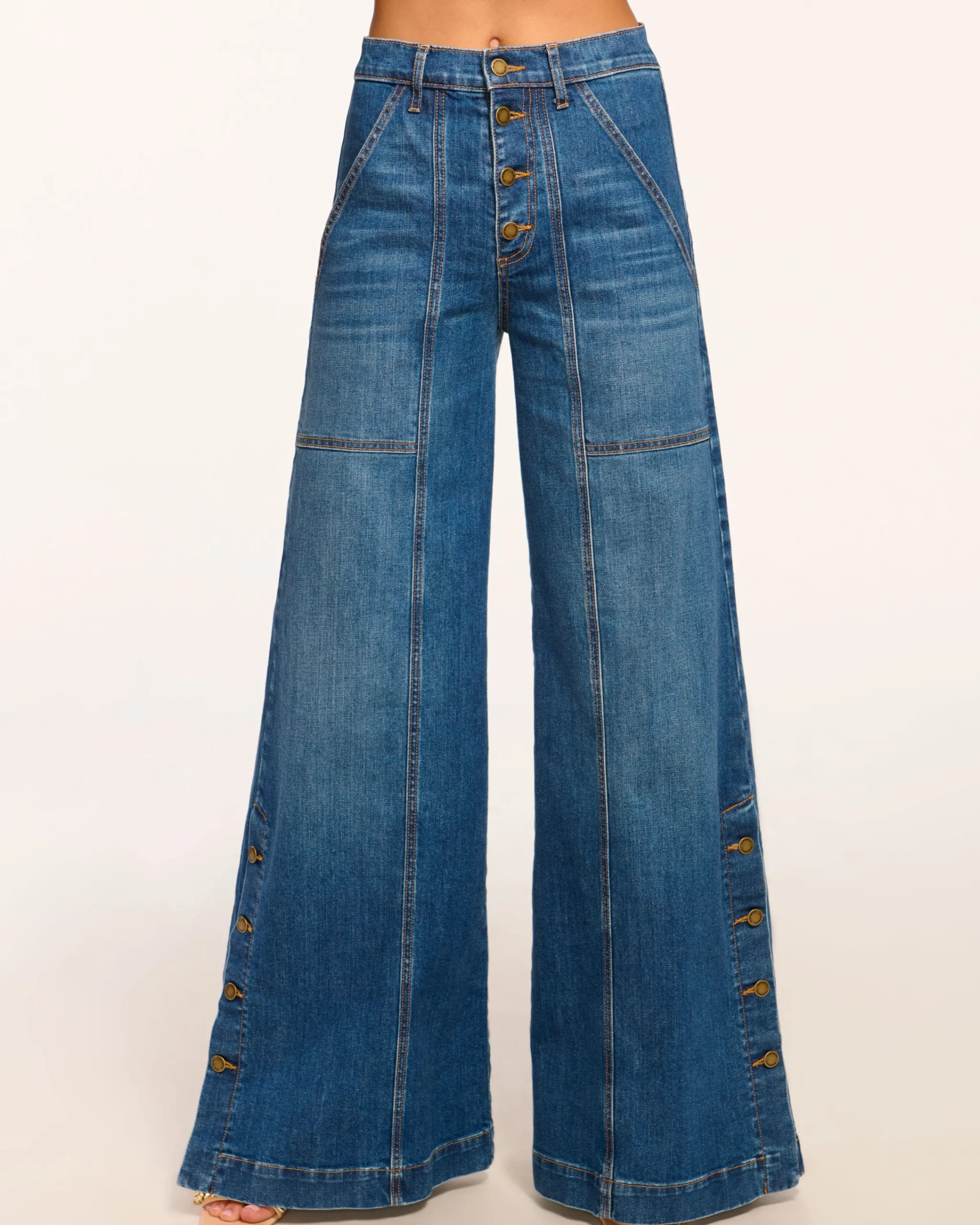 Hot Flores High-Rise Wide Leg Jean Denim | Bottoms