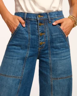 Hot Flores High-Rise Wide Leg Jean Denim | Bottoms