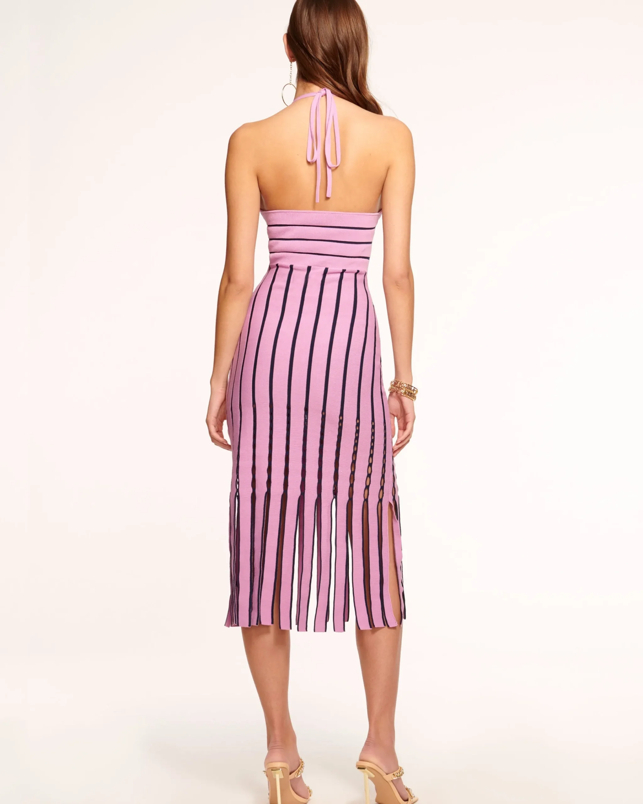 Outlet Frida Fringe Knit Midi Dress Dresses | Sweaters