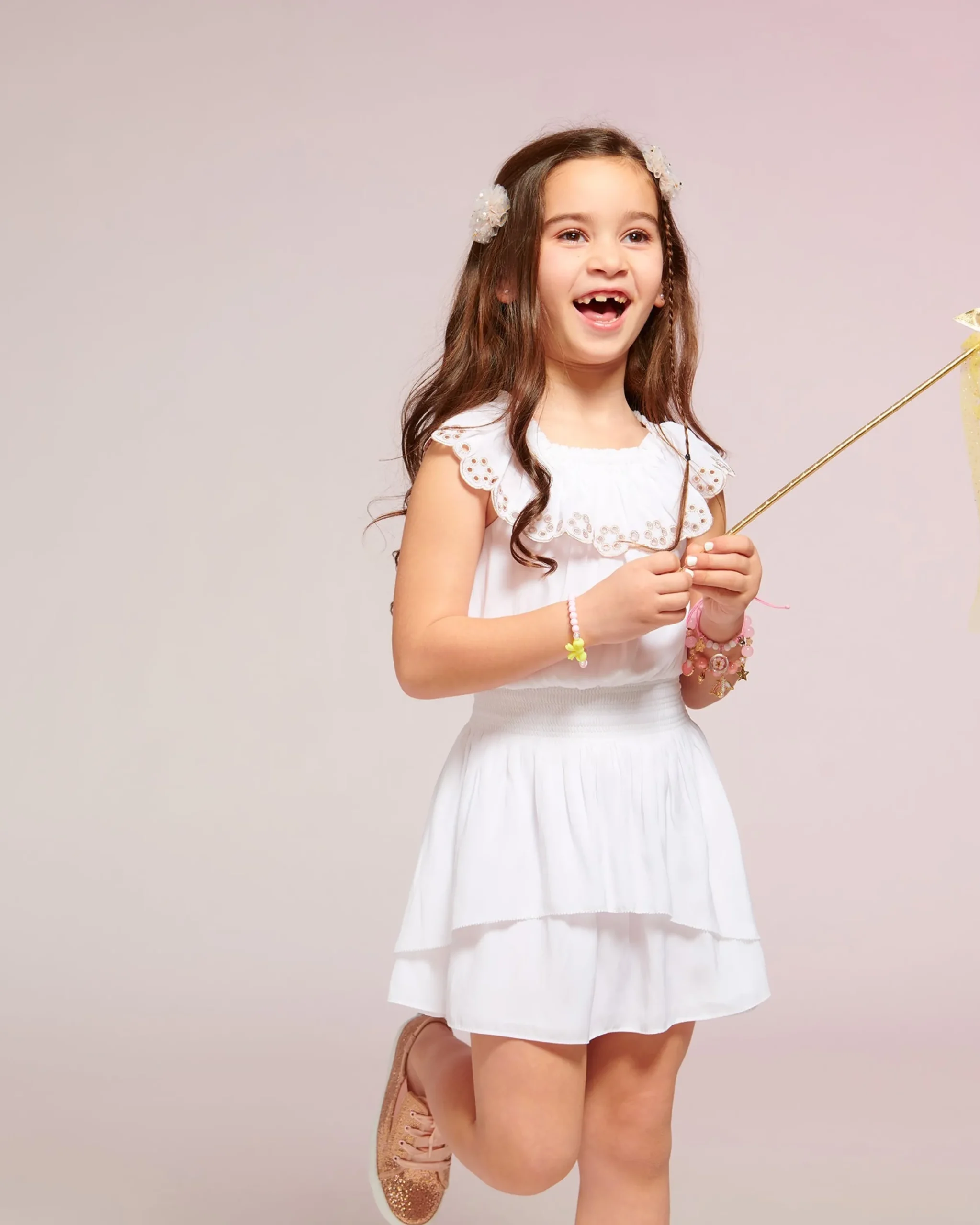 Hot Girls Cynthia Ruffle Mini Dress Kids Kids