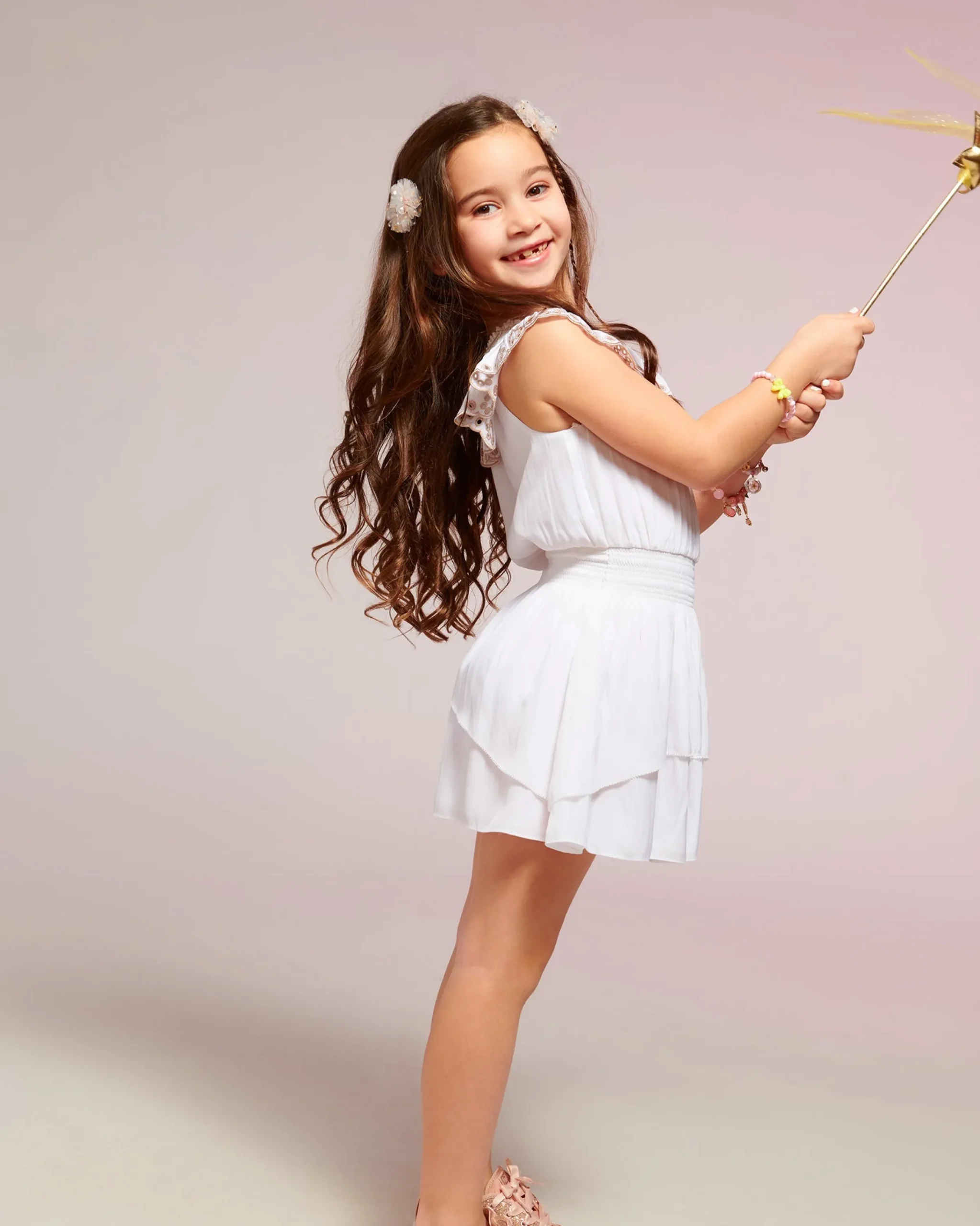 Hot Girls Cynthia Ruffle Mini Dress Kids Kids