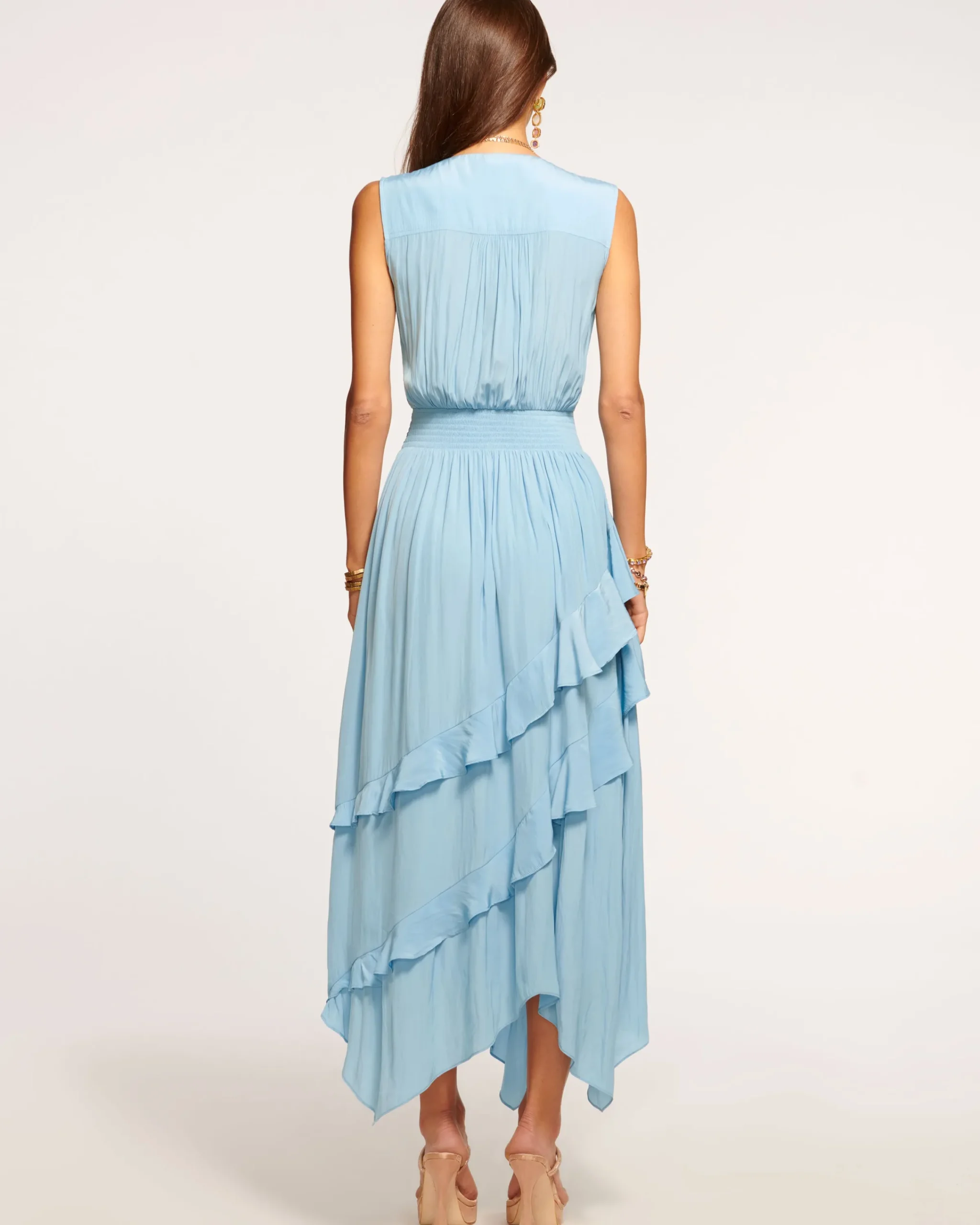 Sale Hadlee Ruffled Midi Dress Dresses