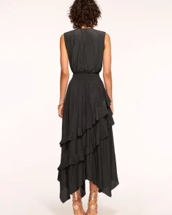 Sale Hadlee Ruffled Midi Dress Dresses