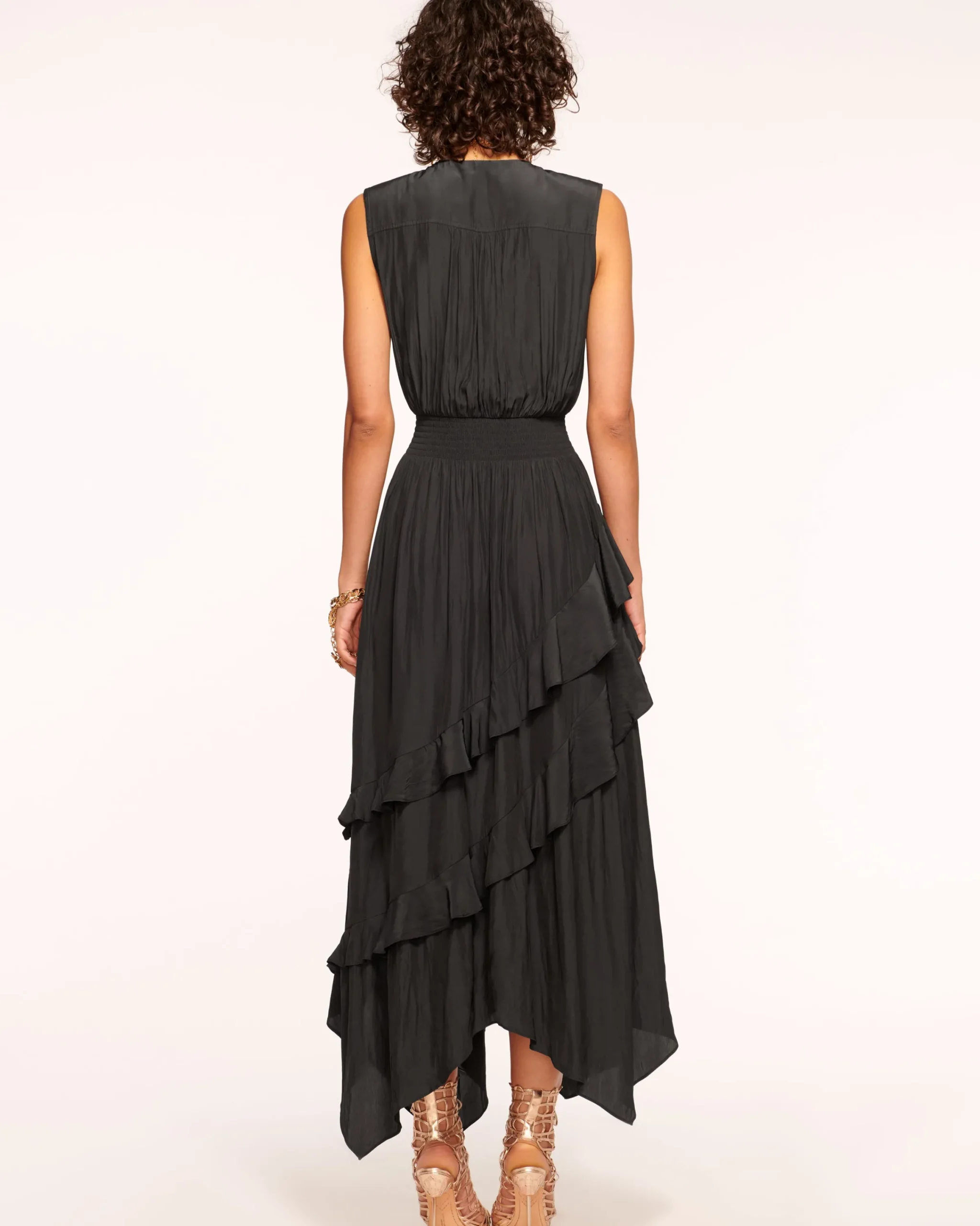 Sale Hadlee Ruffled Midi Dress Dresses