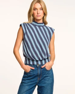Outlet Herminia Mock Neck Top Tops