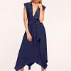 New Ivy Belted Midi Dress Dresses