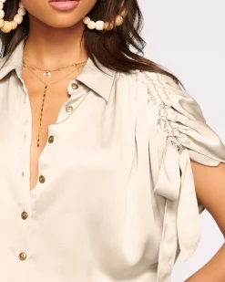 Online Jacinta Button Down Top Tops