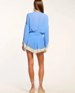 New Jamie Embellished Coverup Mini Dress Swim & Coverups