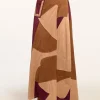 Online Jeannie Patchwork Faux Suede Skirt Bottoms