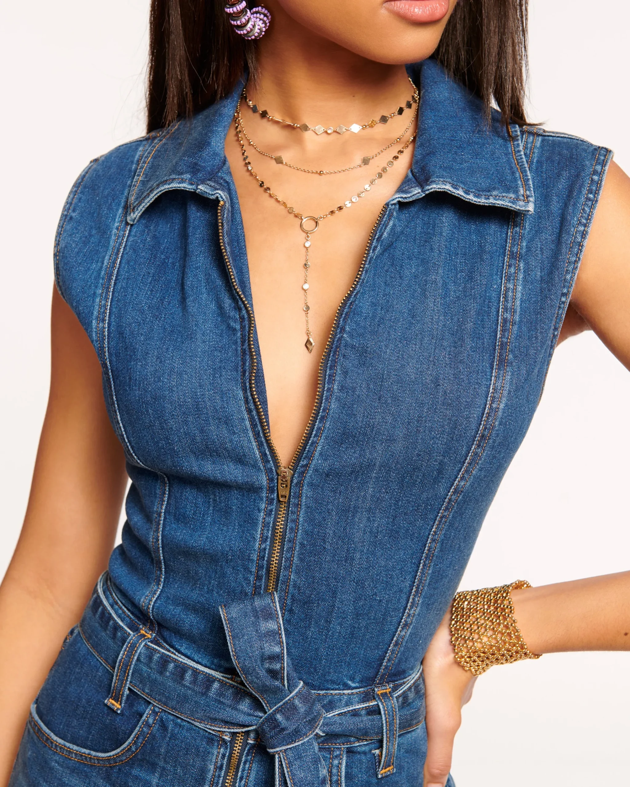 Sale Jemma Denim Jumpsuit Dresses | Denim