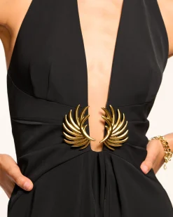 New Jenie Embellished Plunging Gown Dresses
