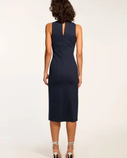 Outlet Josephine Embellished Sleeveless Midi Dress Dresses