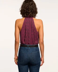 Outlet Kat Button Down Tank Top Tops