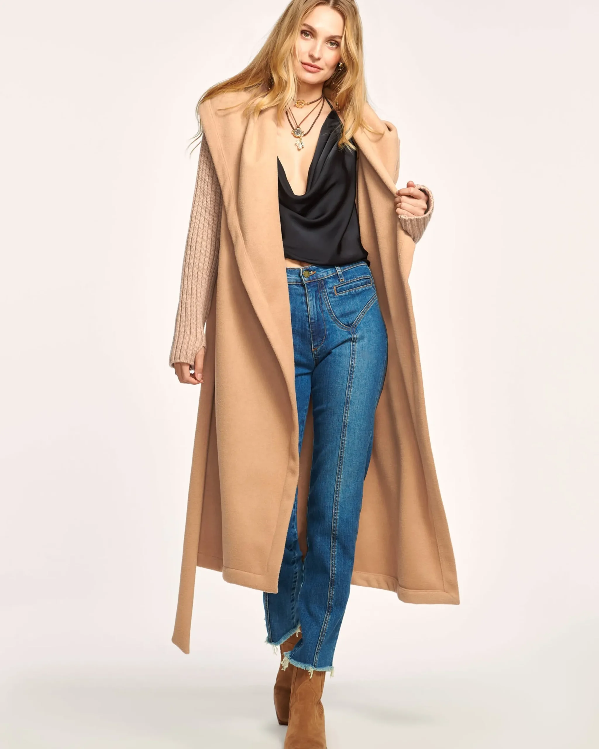 Online Kiah Wrap Oversized Coat Jackets