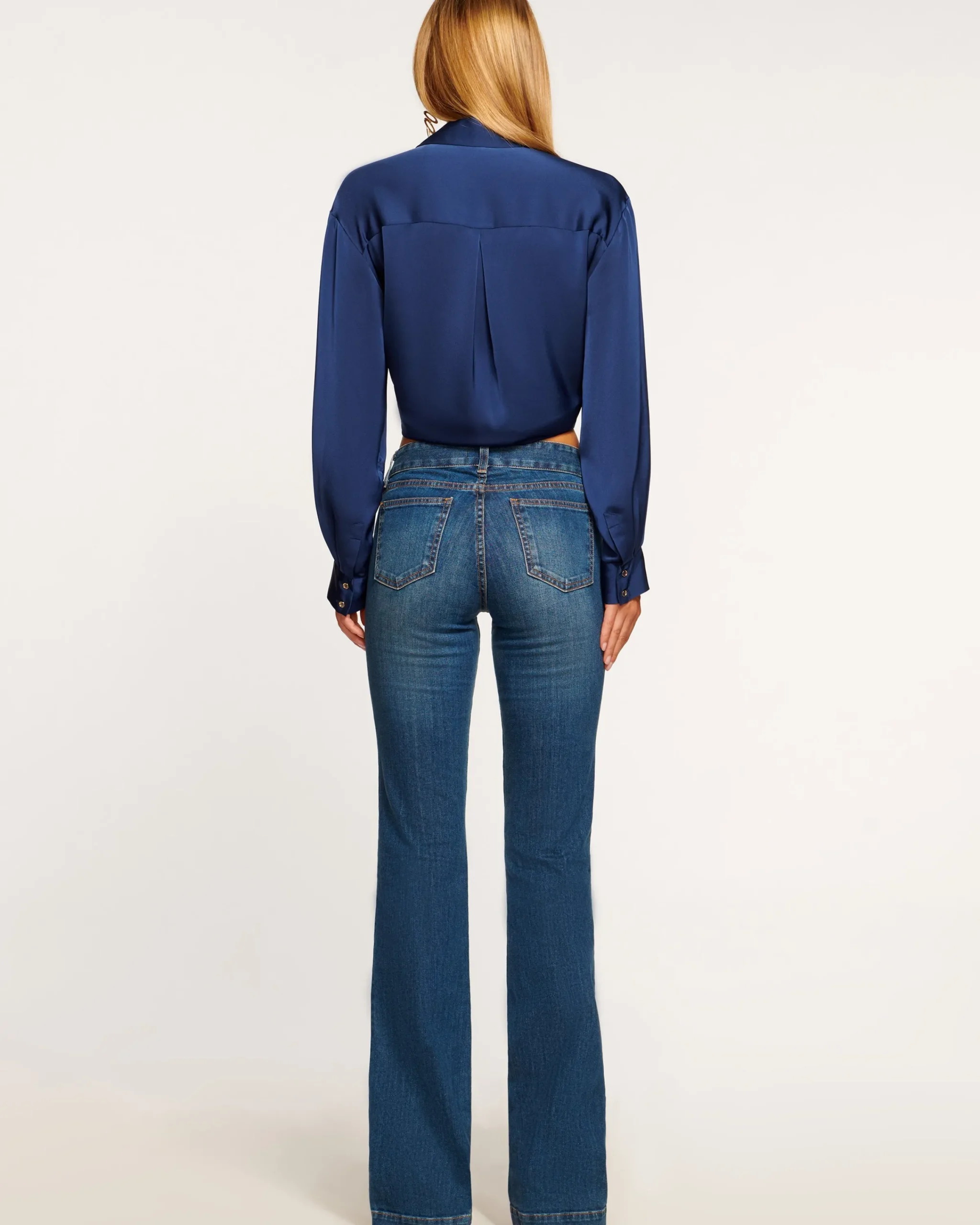 Sale Kyle Low Rise Flare Jean Denim | Bottoms
