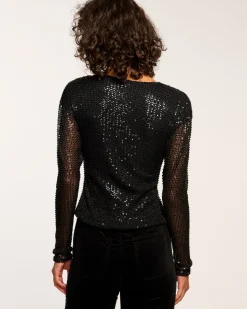 Best Leon Beaded Cowl Neck Top Tops