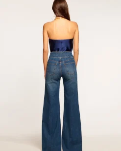 Online Liv Wide Leg Jean Denim | Bottoms